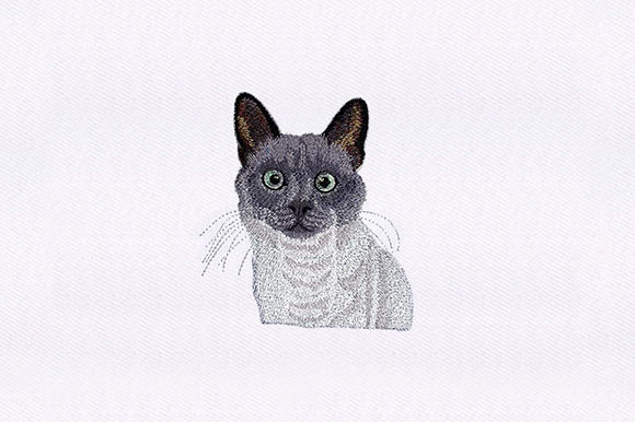 Balinese Cat: A Seasonal Embroidery Gem for Holiday Makers