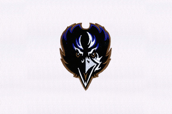Black Raven Bird Face