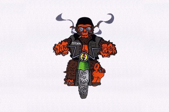 Chopper Riding Gorilla
