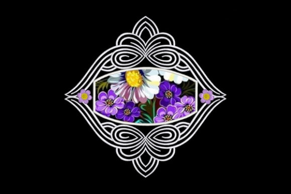 Elegant Satin Applique Quilt Block