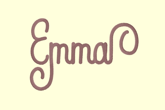 Emma Lettering: A Thoughtful Embroidery Choice for Meaningful Gifts