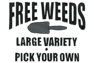 Free Weeds: A Spring Embroidery Design Worth Stocking