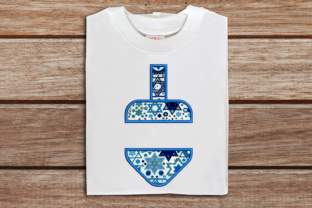 Hanukkah Dreidel Split Applique