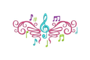 Music Notation Embroidery Design Review