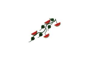 Watermelon Vine: A Sweet, Versatile Embroidery Design for Personalized Gifts